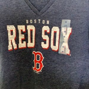 Authentic Boston Red Sox Women’s V-Neck T-Shirt
